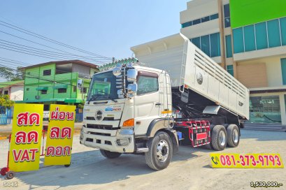 สิบล้อดั้มพ์ HINO FM 344 แรง ปี 2559