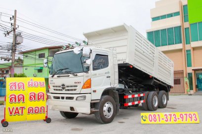 สิบล้อดั้มพ์สามมิตร HINO FM1A 344 แรง ปี 2553
