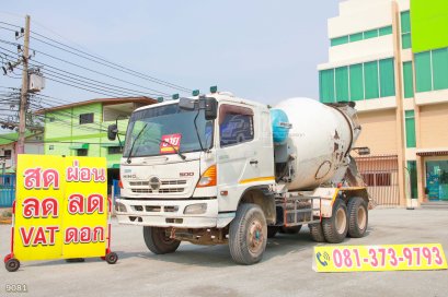 สิบล้อโม่ปูน HINO FM1A 330 แรง ปี 2556