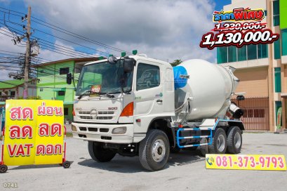 สิบล้อโม่ปูน HINO FM1A 330 แรง ปี 2555
