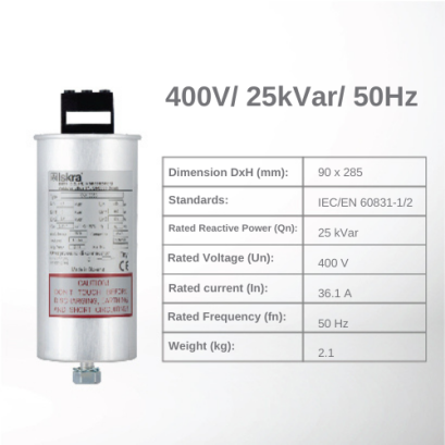 Capacitor คาปาซิเตอร์ Cap bank 400V 25kVar