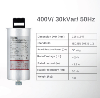 Capacitor คาปาซิเตอร์ Cap bank 400V 30kVar