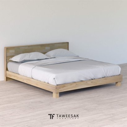 Shizen Bed เตียงไม้สักสไตล์ญี่ปุ่น BE125