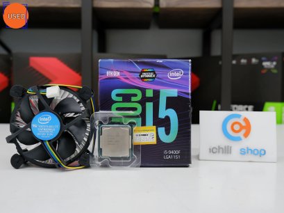 CPU (ซีพียู) INTEL CORE I5-9400F + ซิงค์พัดลม P12507