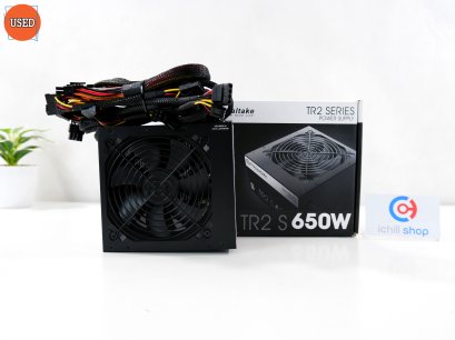 POWER SUPPLY (พาวเวอร์ซัพพลาย) THERMALTAKE TR2 S 650W (80 PLUS WHITE) P12977