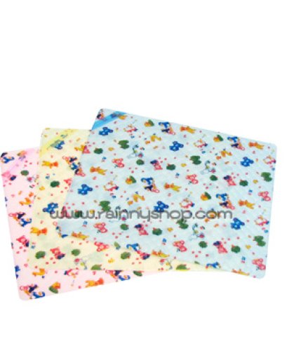 31-BS001 ผ้าพลาสติกปูรองที่นอนเด็ก (ธรรมดาเล็ก) ตรา Rainny, Gidny Gong