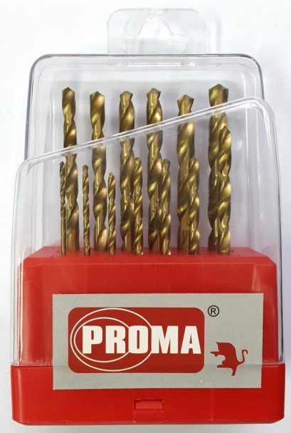 ดอกสว่านเจาะเหล็กสีทอง PROMA