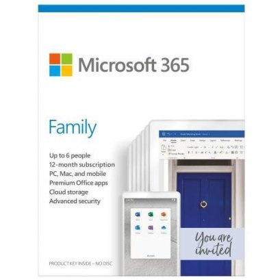 Microsoft Office 365  365 Family 2019 (FPP, 6GQ-01144)