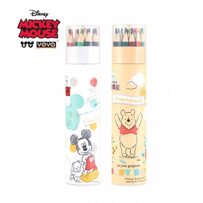 YOYA Color Pencil 18 colors : Mickey&Friends D01191
