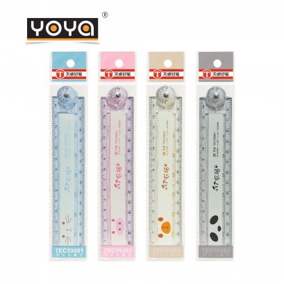 YOYA 15 cm Plastic Ruler : No. TEC59081