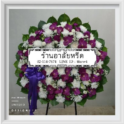 พวงหรีดดอกไม้สด Uniqlo29