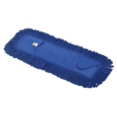 ผ้าม็อพดันฝุ่น 24 นิ้ว ใยน้ำเงิน