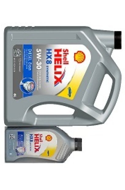 SHELL HELIX HX8 5W-30 ดีเซล คอมมอนเรล สังเคราะห์แท้ 100%