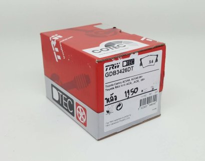 ผ้าเบรคหลัง TRW (CAMRY ACV40-41)