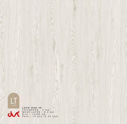 LUCA OAK 46 LT by COTTO (3.0/0.3 MM.) DRY BACK