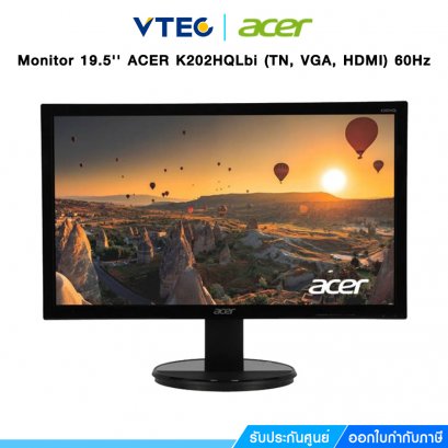 Monitor 19.5'' ACER K202HQLBI ( TN, VGA, HDMI ) 60Hz