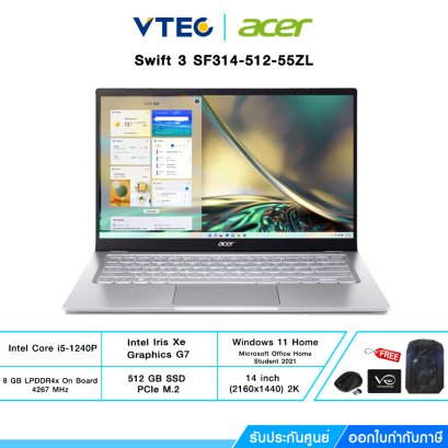 ACER Notebook Swift 3 SF314-512-55ZL
