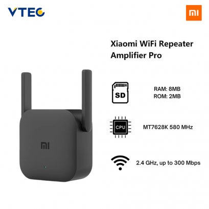 Xiaomi Mi Wi-Fi Range Extender Pro (Global Version) เสี่ยวหมี่ อุปกรณ์ขยายสัญญาณ (รับประกันศูนย์ไทย)
