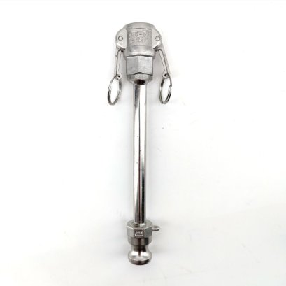 BrewZilla - Recirculation arm Extension (Stainless steel) Male to Female Camlock