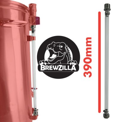Brewzilla 35L &amp;65L - Sight Glass 390mm (Includes female 1/2&quot; to male 1/2&quot; thread fittings)