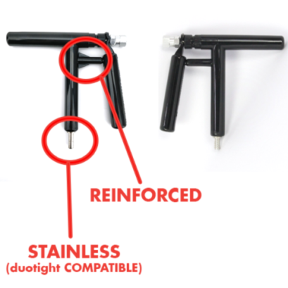Nylon Reinforced Black Pluto Dispensing Gun (duotight compatible)