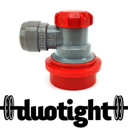 duotight 8mm (5/16&quot;) x Ball Lock Disconnect (Grey+ Red/Gas)