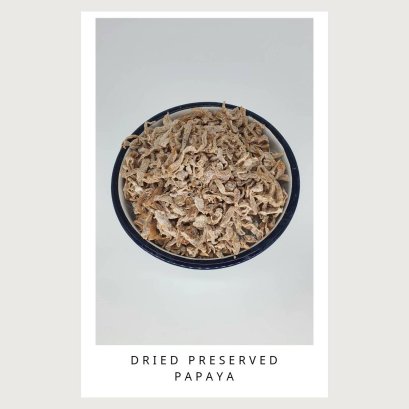DRIED PRESERVED WHITE PAPAYA SLICE