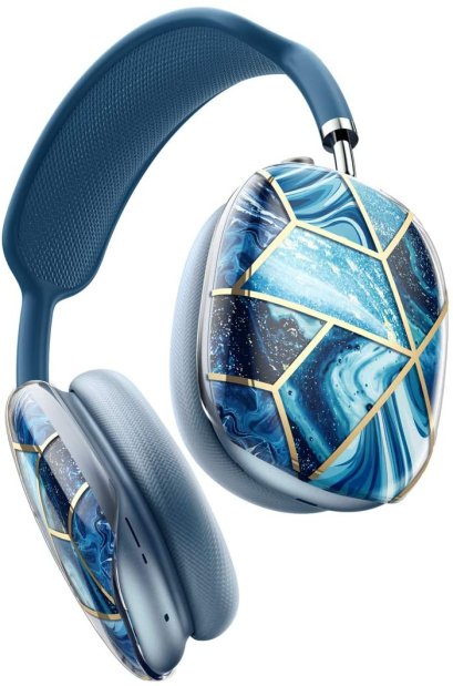 เคส i-Blason รุ่น  Cosmo จำนวน 1คู่ สำหรับ Airpods Max หูฟัง Earpads (ไม่รวมหูฟัง) - Blue Ocean