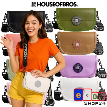 กระเป๋าสะพายข้าง แบรนด์Hobs (100% Genunie) รุ่น 9 Tail ขนาด 9 นิ้ว หนังPU กันน้ำ