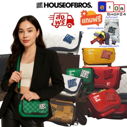 กระเป๋าสะพายข้าง แบรนด์ Hobs(100% Genunie) รุ่น Hobs Damier หนังPU กันน้ำ