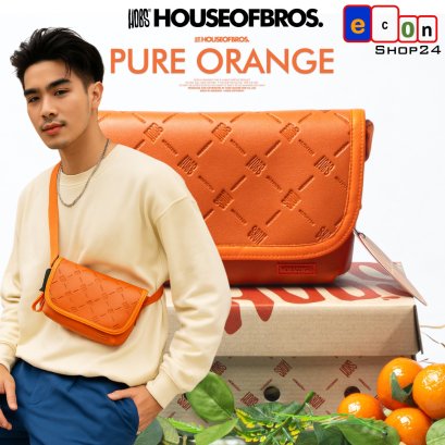 Pure Orange กระเป๋าสะพายข้าง แบรนด์ HOBS (100% Genunie) รุ่น Pure Orange ขนาด 9 นิ้ว