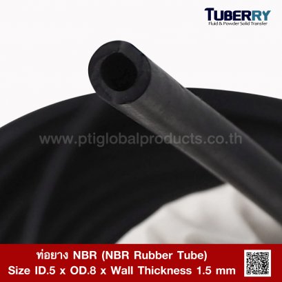 NBR Rubber Tube ID.5 X OD.8 mm.