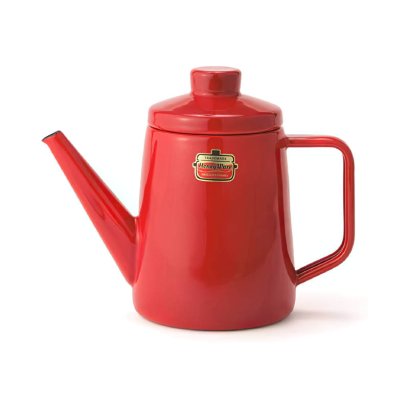 FUJIHORO SOLID DRIP POT 1.0L. -RED กาต้มกาแฟ อีนาเมล รุ่น SOLID-สีแดง