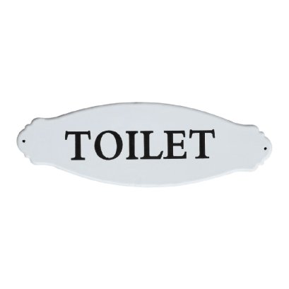 TOILET Sign