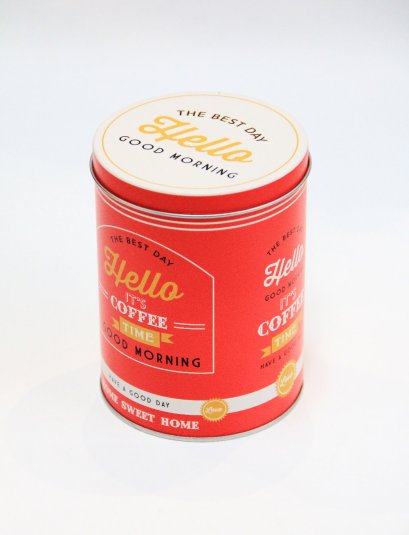 Round Tin Canister