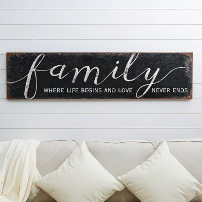 FAMILY Metal Wall Décor