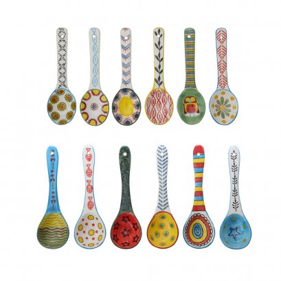 ช้อนเซรามิค Hand-Painted Stoneware Spoon