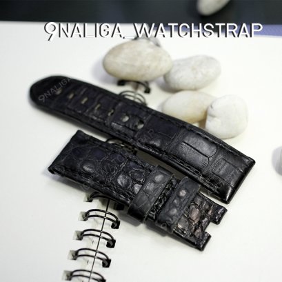 Crocodile watch strap 22/20mm 110/70mm