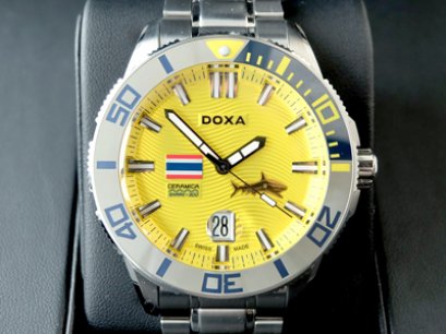 Doxa Shark Ceramica Thailand Limited ผลิตแค่300เรือน น่าเล่นน่ะครับ Size Man (นาฬิกามือสอง,นาฬิกาDoxaสอง)