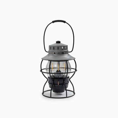 BAREBONES  Railroad Lantern ( Slate Grey )