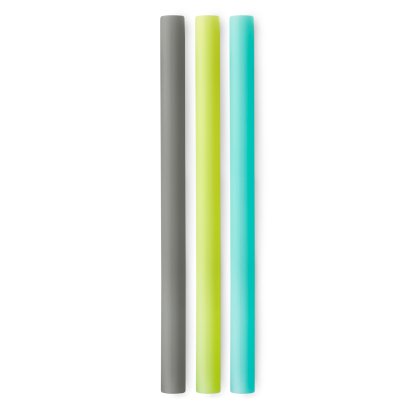 EXTRA WIDE REUSABLE SILICONE BOBA STRAW 3PACK (SEA/FOG/LIME)