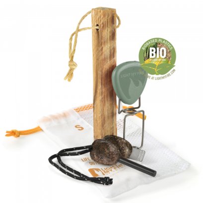 FIRELIGHTING KIT BIO 3PCS SANDYGREEN/COCOSHELL