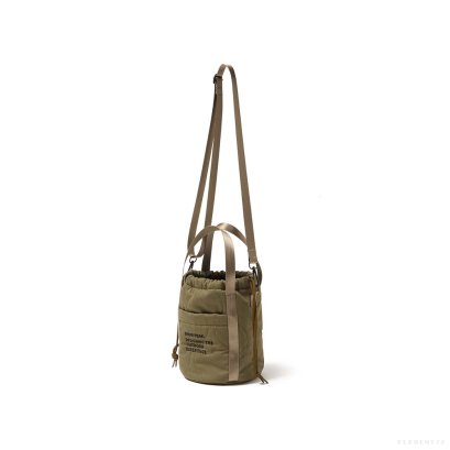 QUILTED RIPSTOP POUCH ( OLIVE )