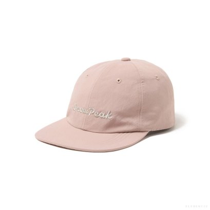 SNOW PEAK TYPOGRAPHY CAP ( PINK ) # F