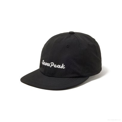 SNOW PEAK TYPOGRAPHY CAP ( BLACK ) # F