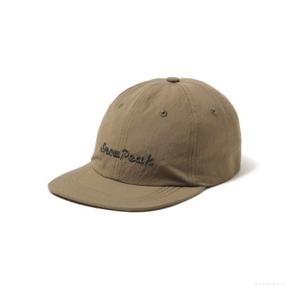 SNOW PEAK TYPOGRAPHY CAP ( OLIVE ) # F