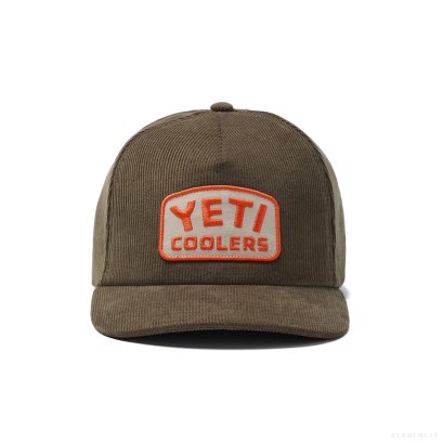 YETI COOLERS CORDUROY SNAPBACK BROWN