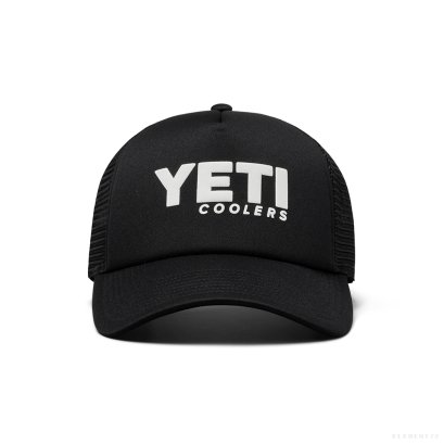YETI COOLERS MID PRO FOAM TRUCKER HAT BLACK