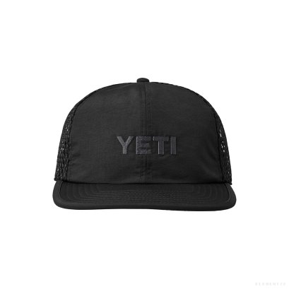 YETI LOGO LOW PROFILE PERFORMANCE HAT BLACK