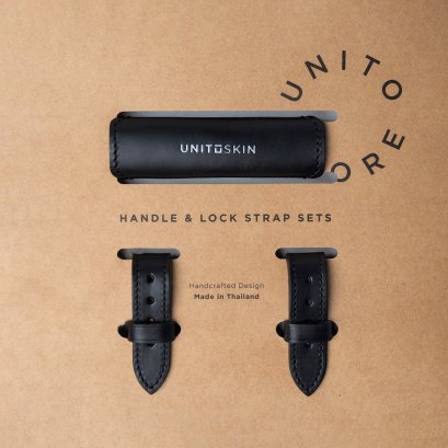 UNITO LEATHER STREP SET BLACK (Limited Edition)